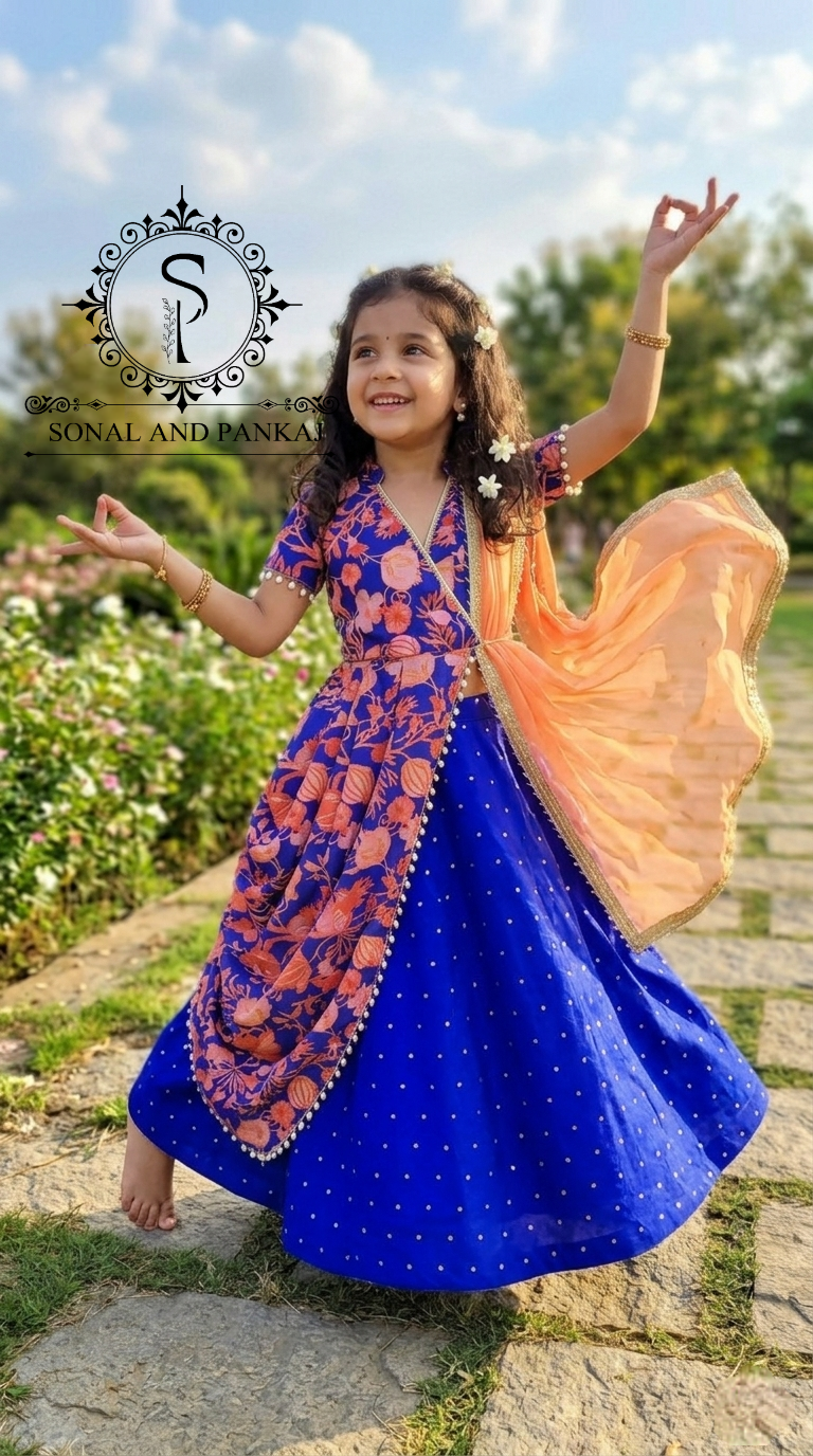 Magnifique Lehenga et chemisier de notre collection Traditions of India - LH00370