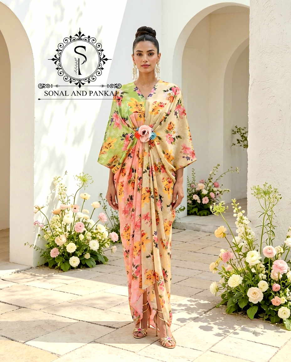 Pushpa - The Designer Kaftan - RW01756