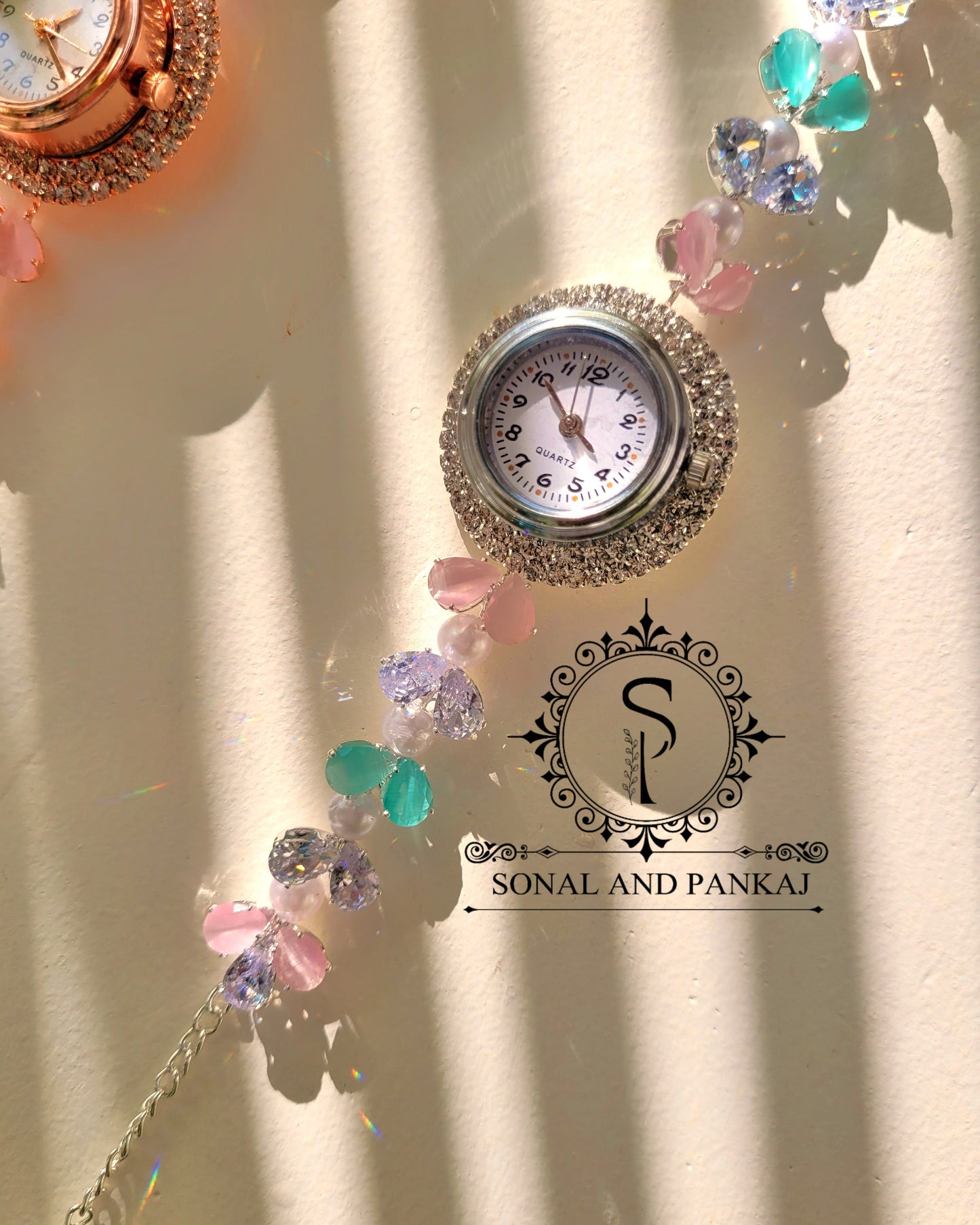 Gardenia Watch Bracelet (Free Size) - RG01261