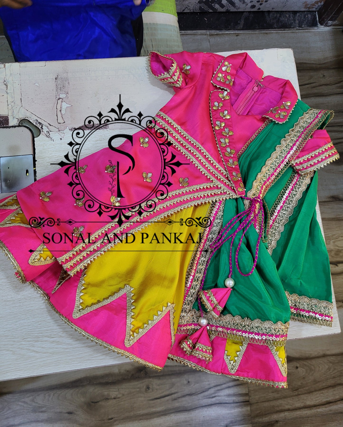 Traditions Of India Kids Indowestern Dress - KD01418