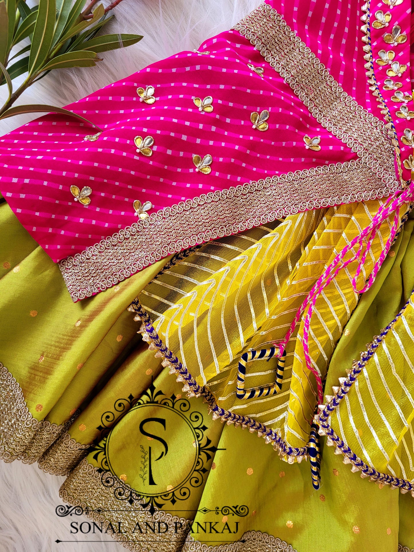 Traditions Of India Kids Moothra Print Indowestern Dress - KD01421