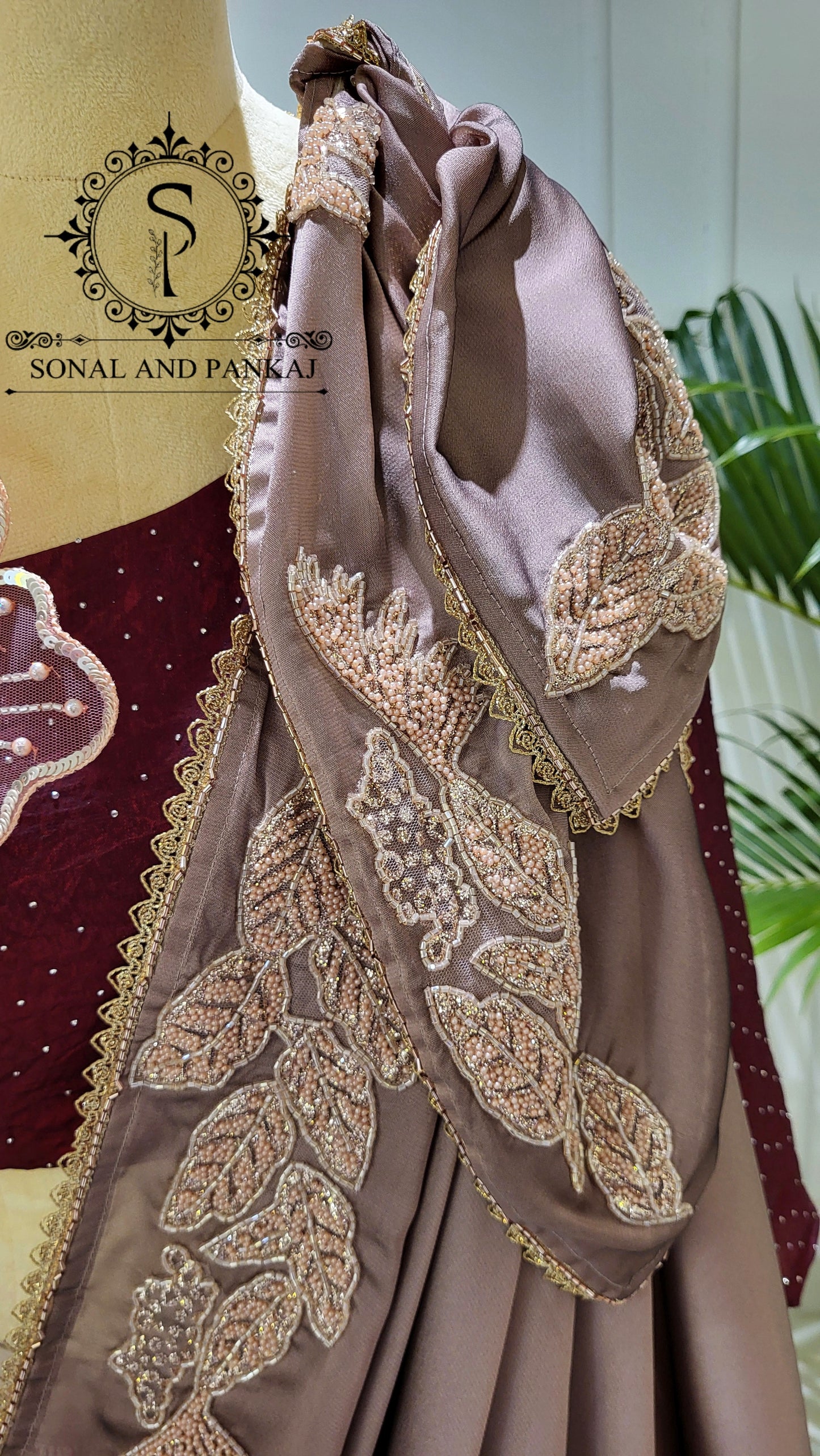 Dusty Rose Drape - LH01602