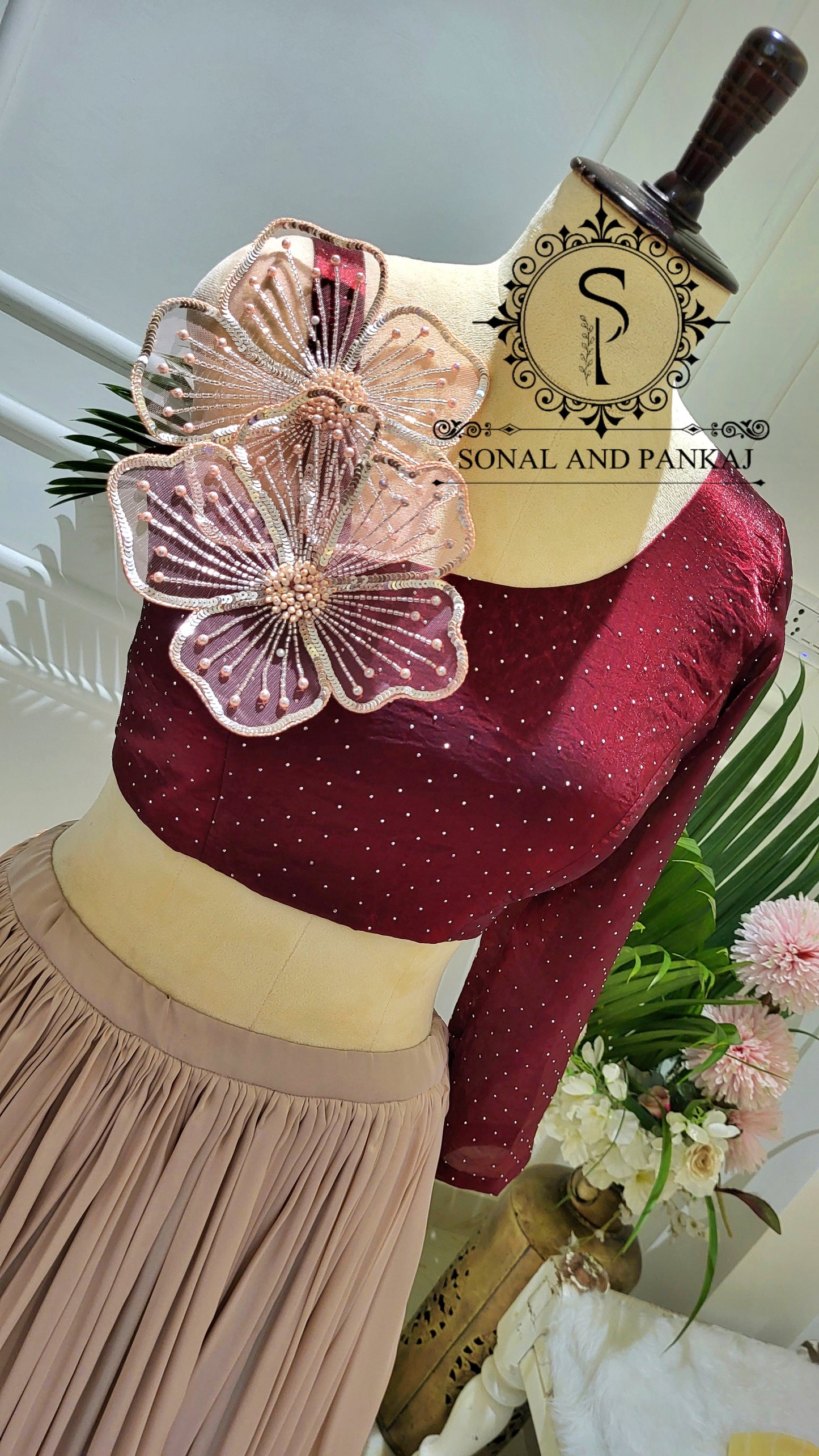 Dusty Rose Drape - LH01602