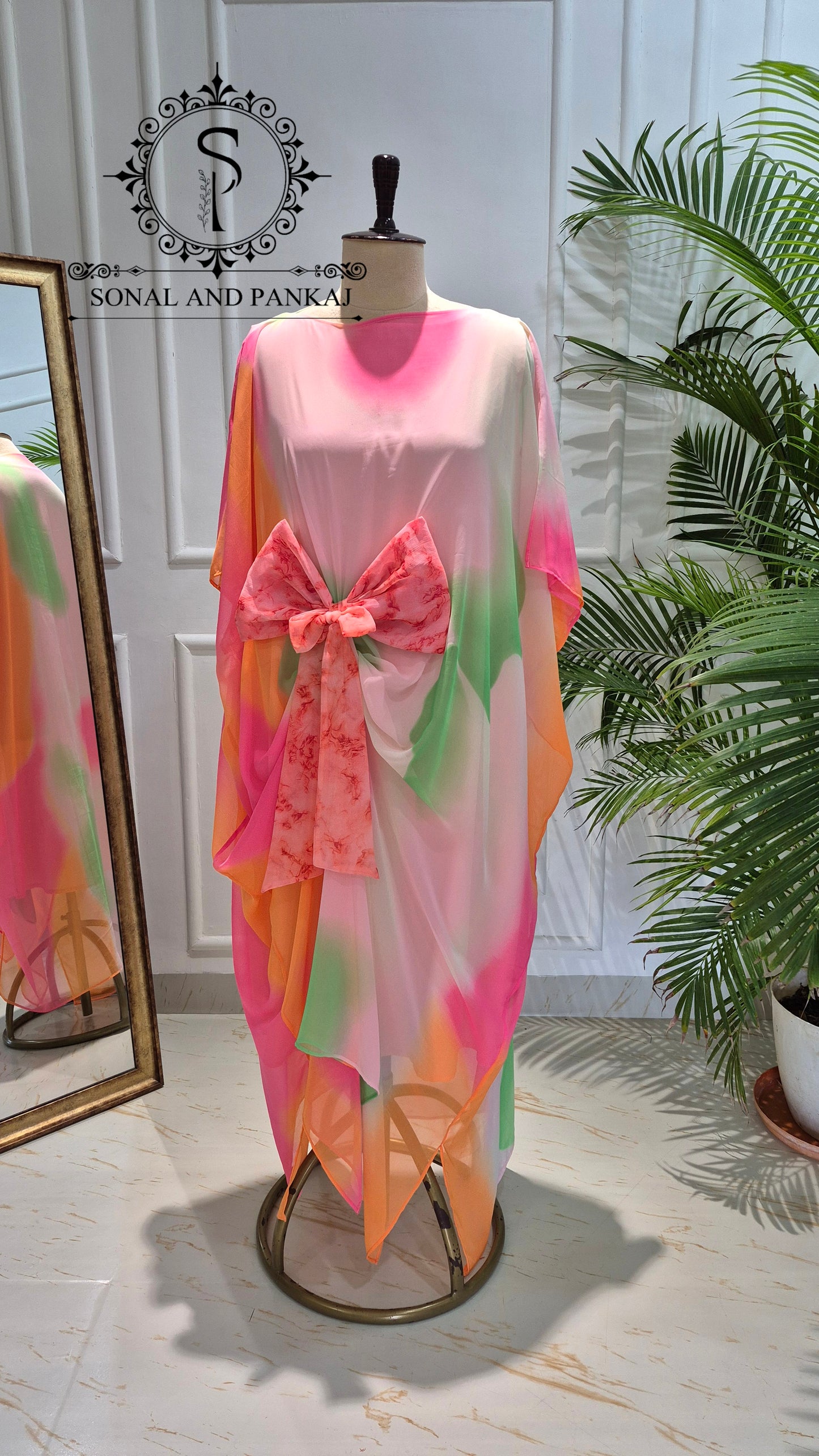 Rangrez - The Designer Ombre Kaftan On Sale - RW01790(Multicolor)
