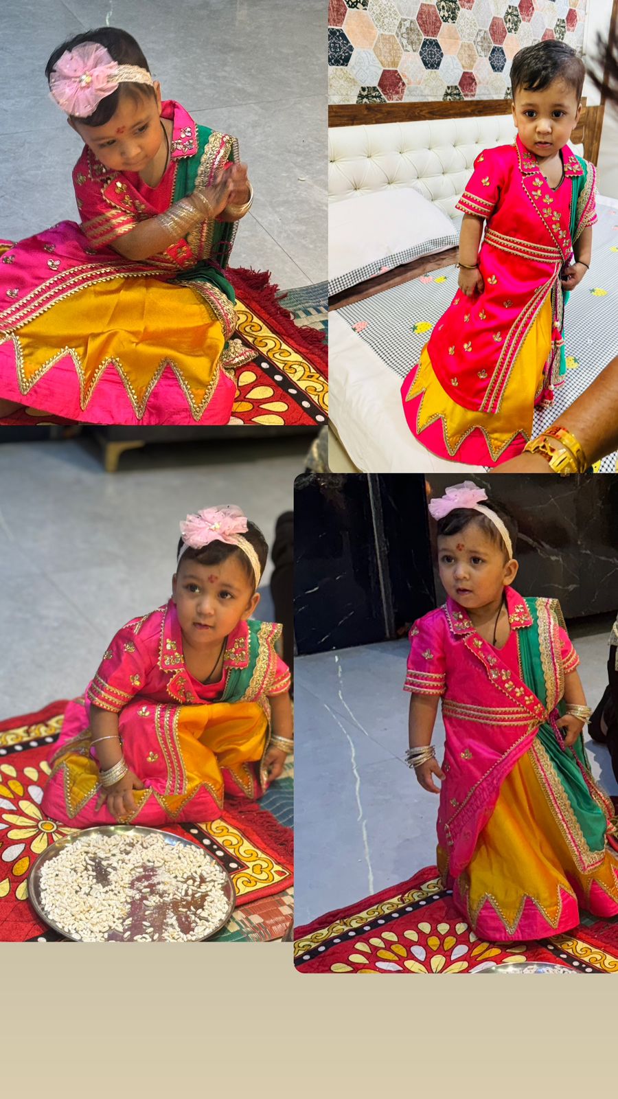 Traditions Of India Kids Indowestern Dress - KD01418