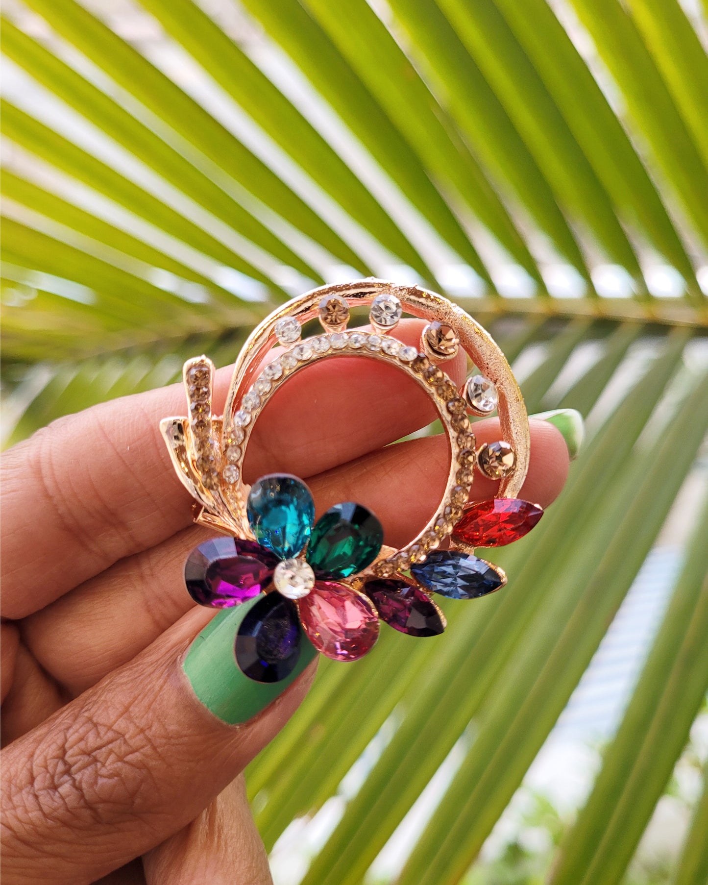 Crystal Garland Brooches (Pack Of 1) - RG01298