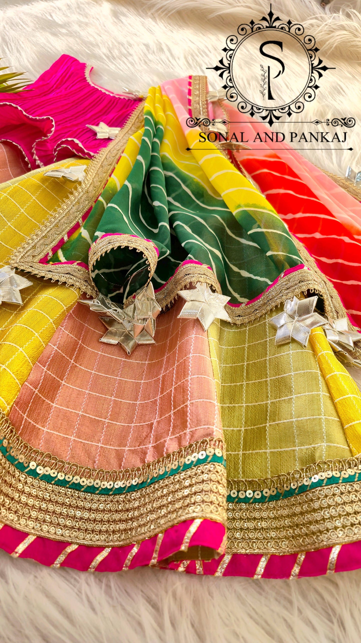 Cutie Pie 2.0 - Kalidaar Lehenga Leheriya Duppatta & Pleated Blouse - KD01633