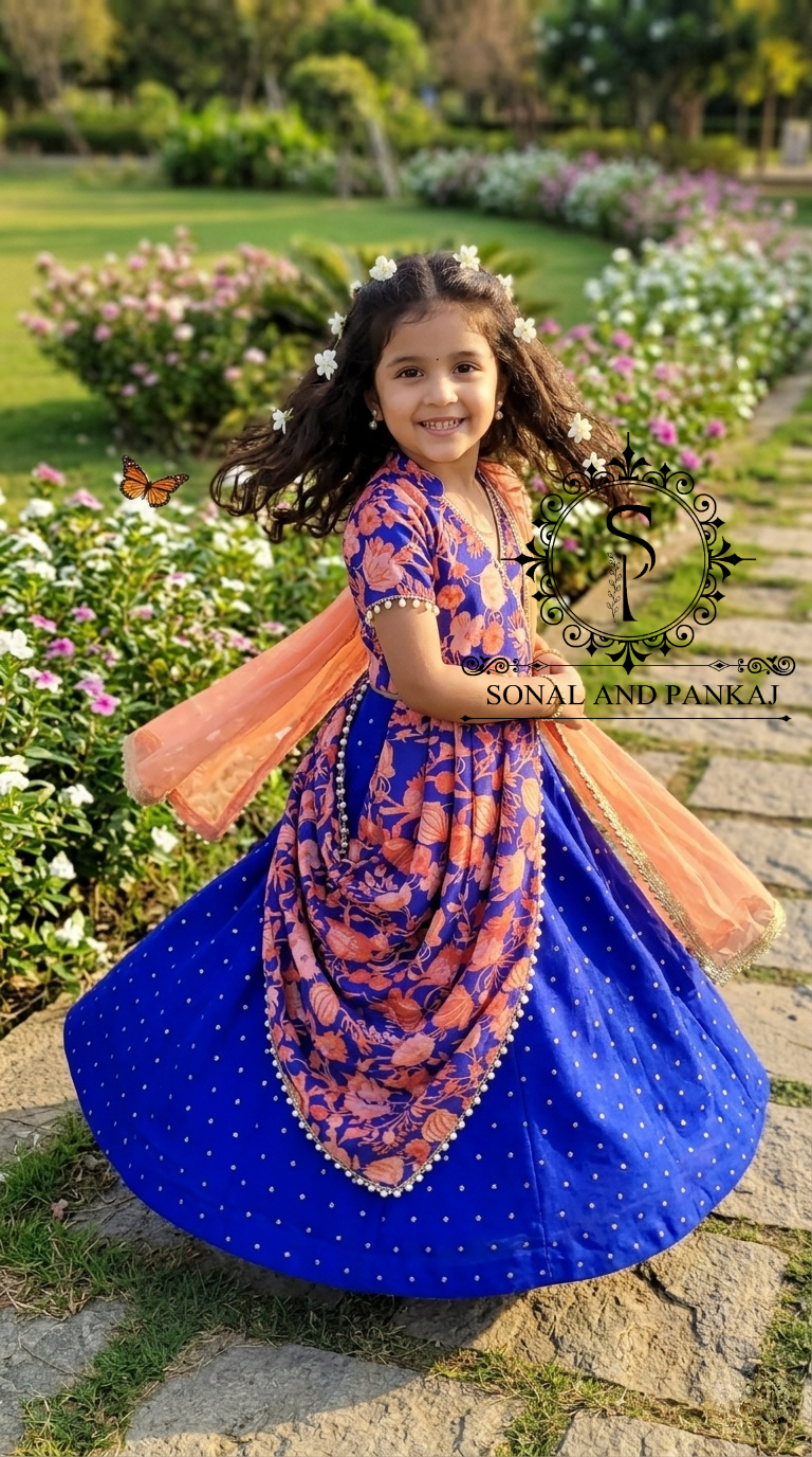 Magnifique Lehenga et chemisier de notre collection Traditions of India - LH00370