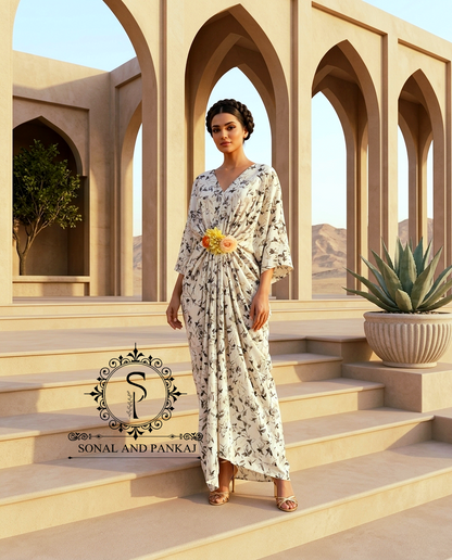 Pushpa - The Designer Kaftan On Sale - RW01662
