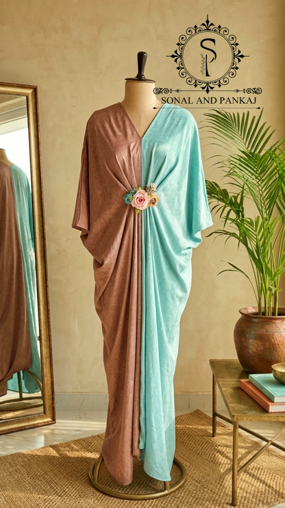 Pushpa - Color Block Kaftan - RW01735