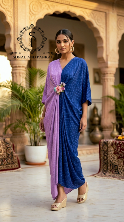 Pushpa - Color Block Kaftan - RW01737