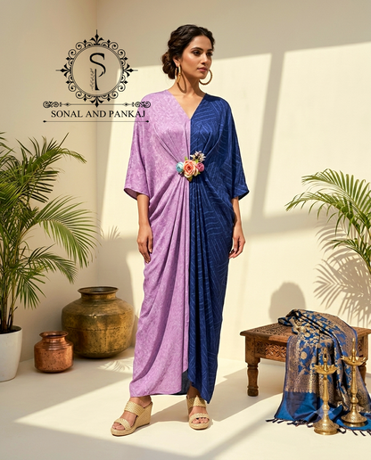 Pushpa - Color Block Kaftan - RW01737