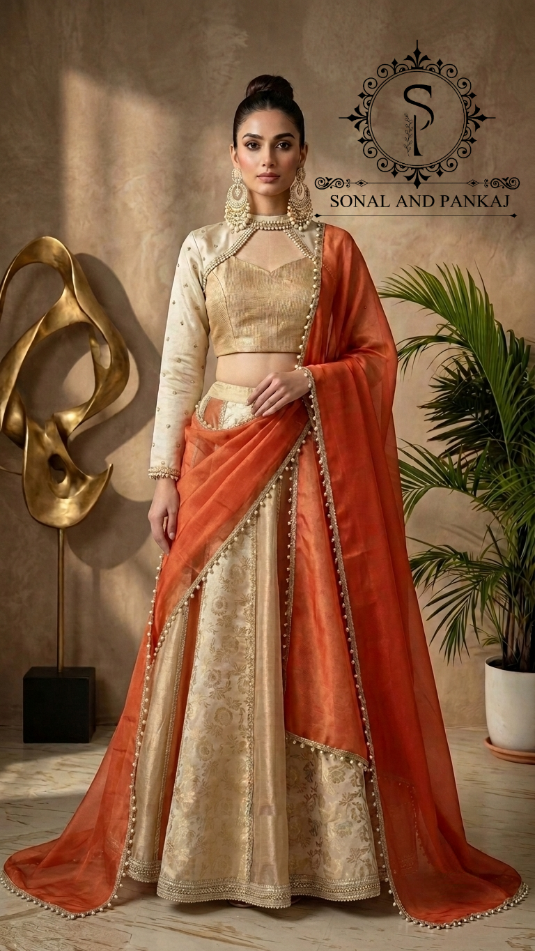 Weaves Of Banaras Heritage Lehenga - LH01834