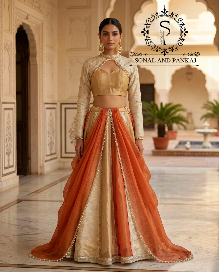 Weaves Of Banaras Heritage Lehenga - LH01834