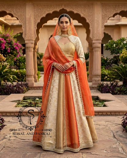Weaves Of Banaras Heritage Lehenga - LH01834