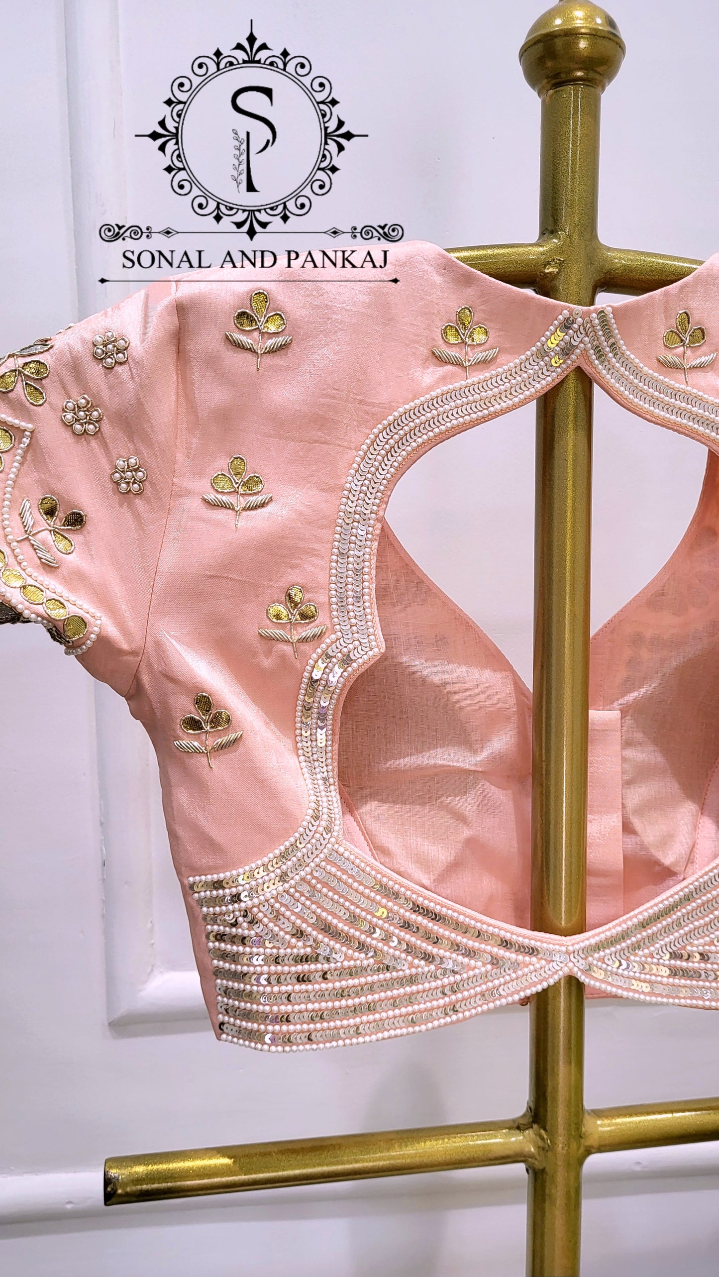 Bandhani Breeze - Gotta Patti Hand Embroidered Pure Bandhani Duppatta With Blouse & Lehenga - LH01582