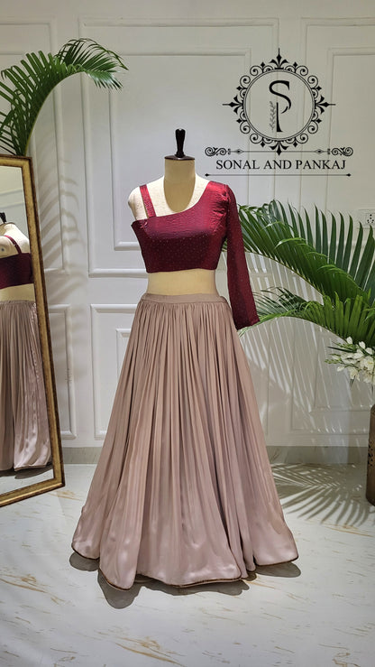 Burgundy Cape Affair - LH01596