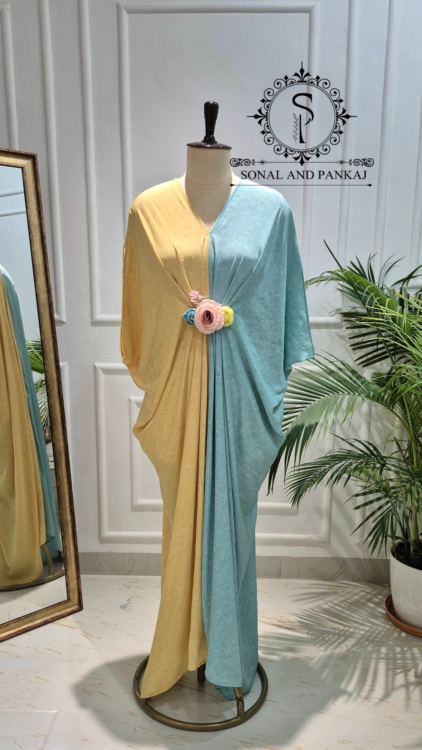 Pushpa - Color Block Kaftan - RW01736