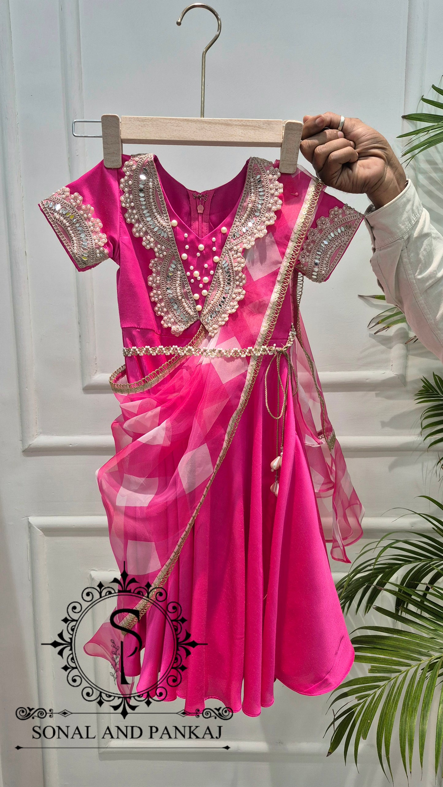 Magnifique Lehenga et chemisier de notre collection Traditions of India - LH00370