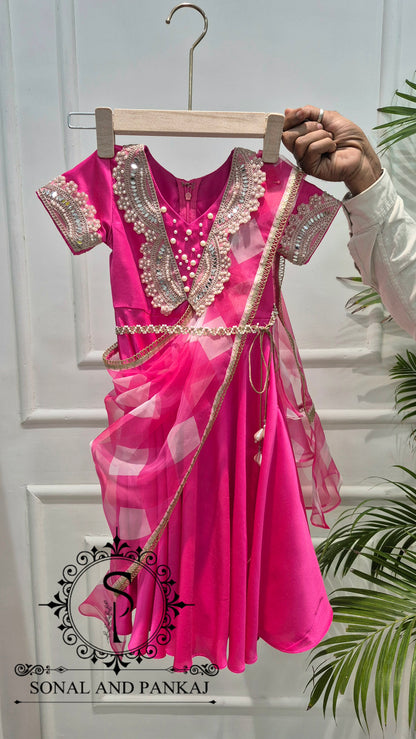 Magnifique Lehenga et chemisier de notre collection Traditions of India - LH00370