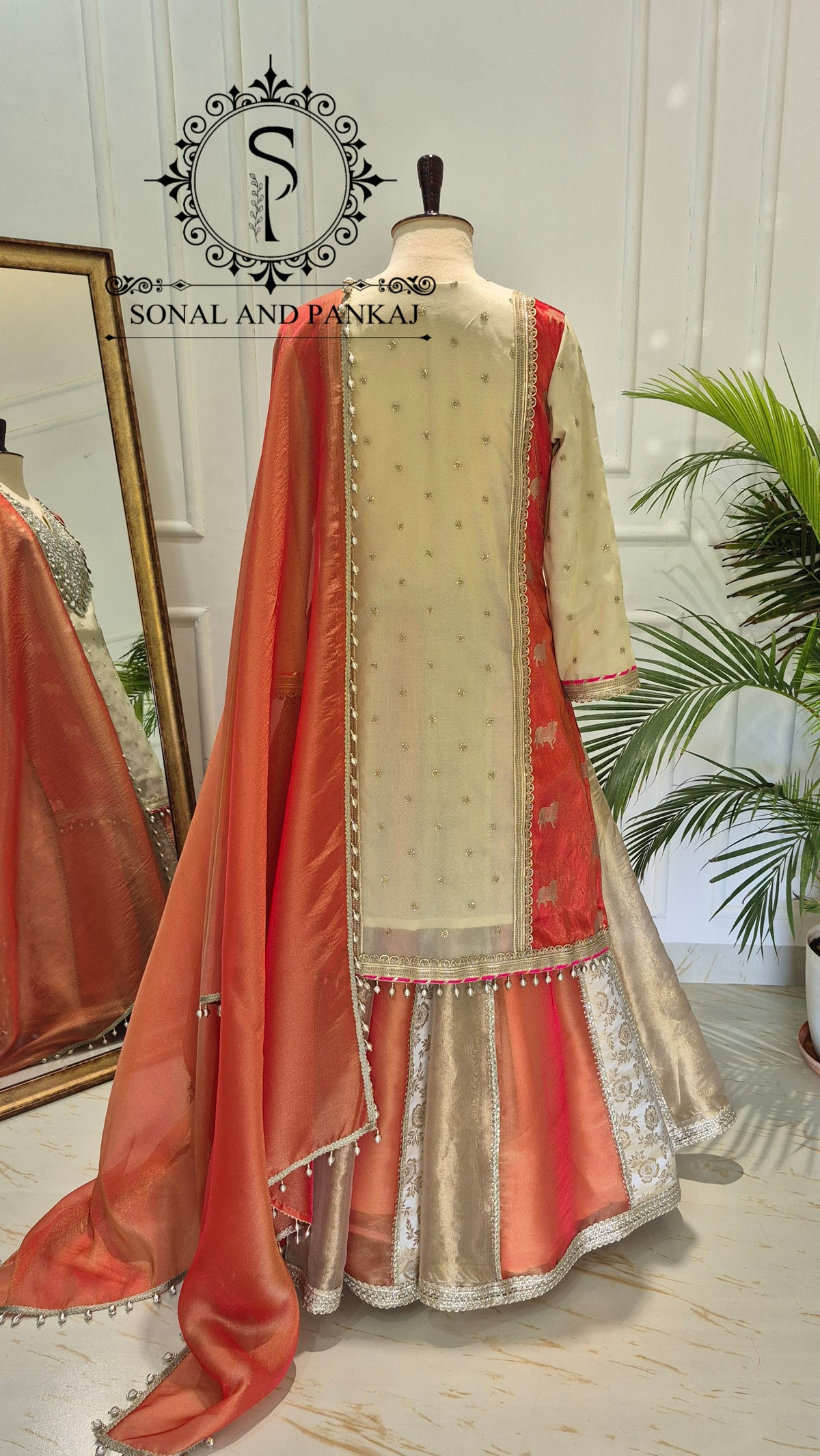 Reflections of Banaras Indowestern Lehenga - LH01828