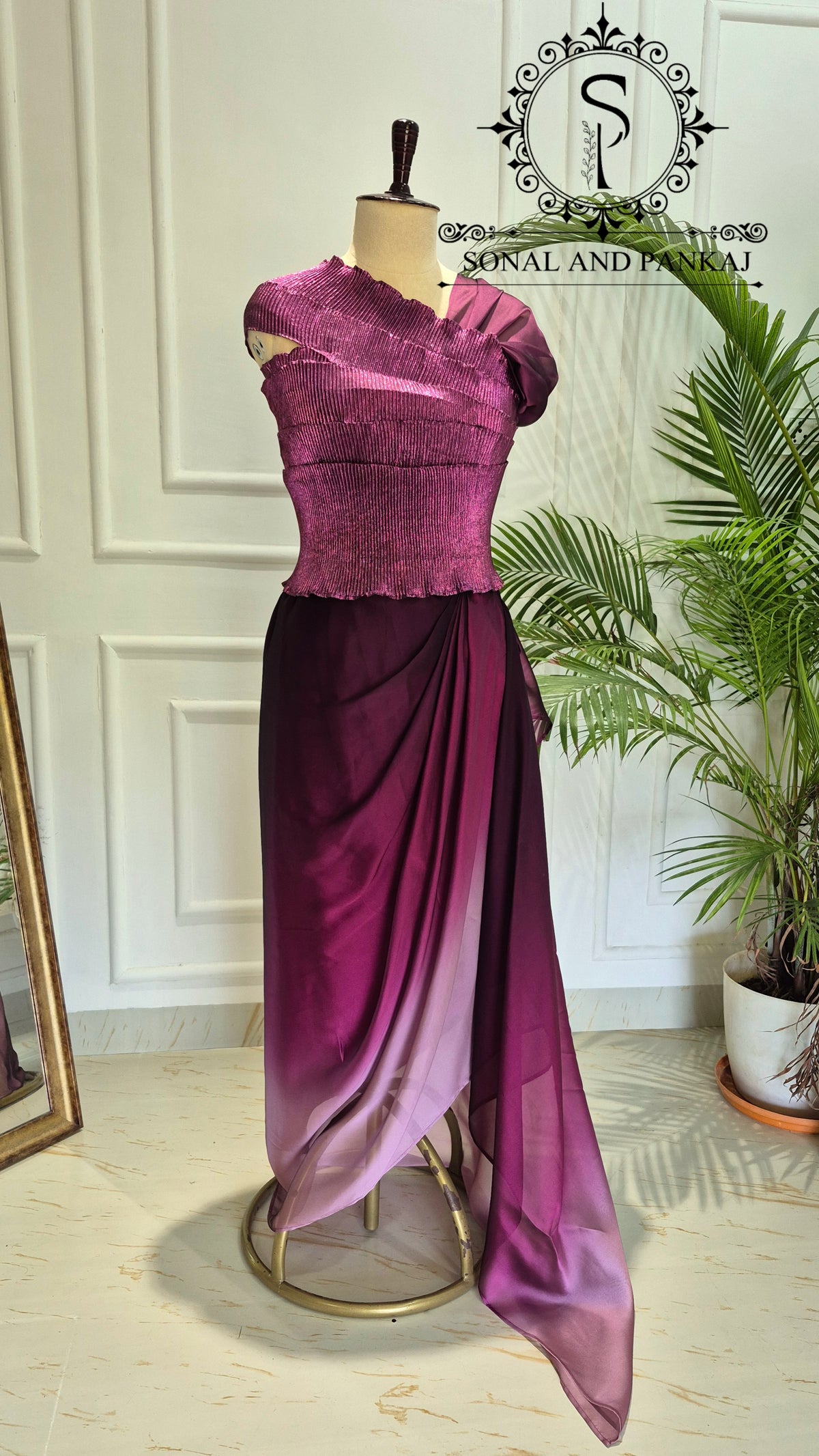 The Cleopatra Drape Delusion - IW01844 (Imperial Plum)