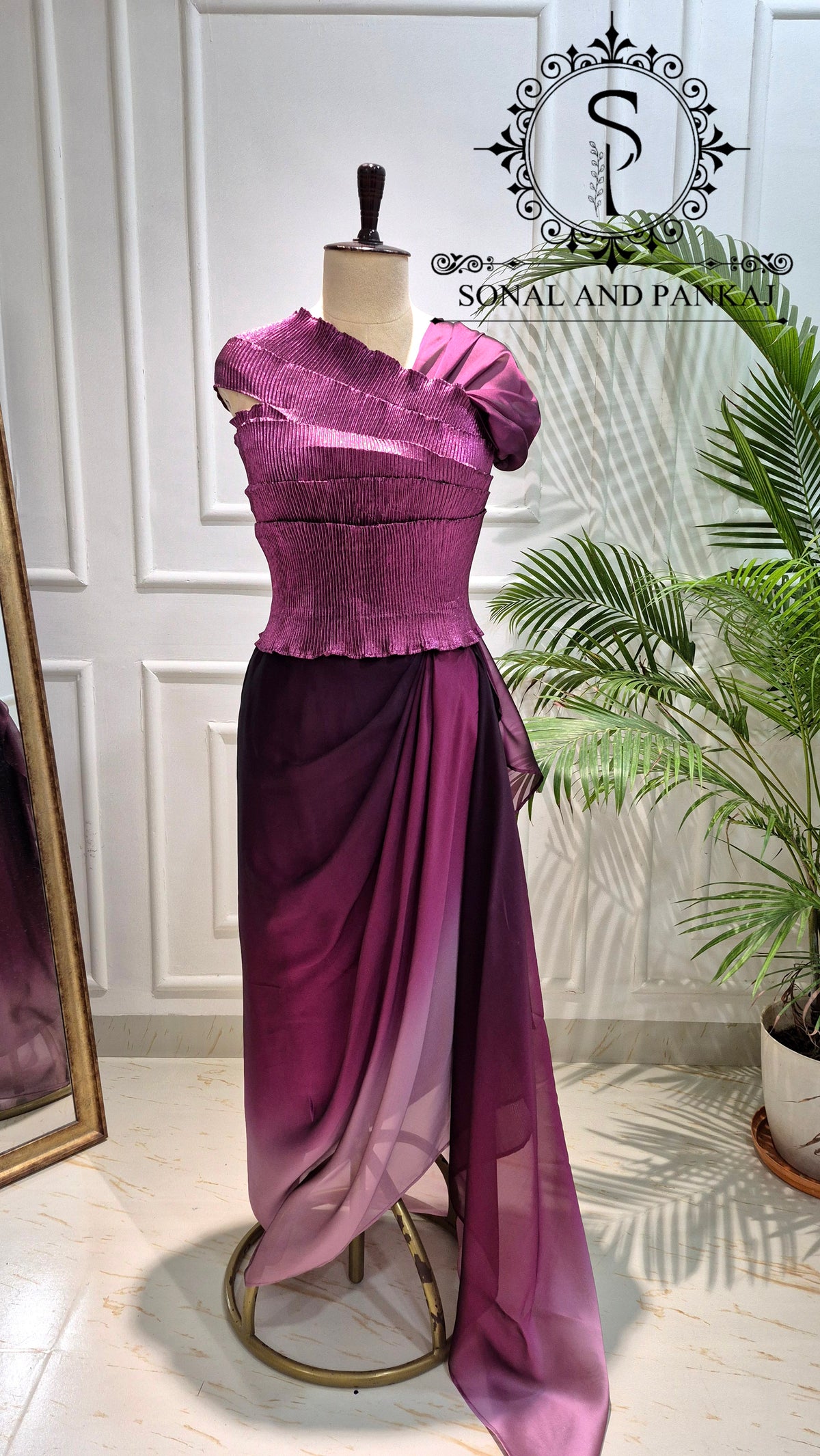 The Cleopatra Drape Delusion - IW01844 (Imperial Plum)