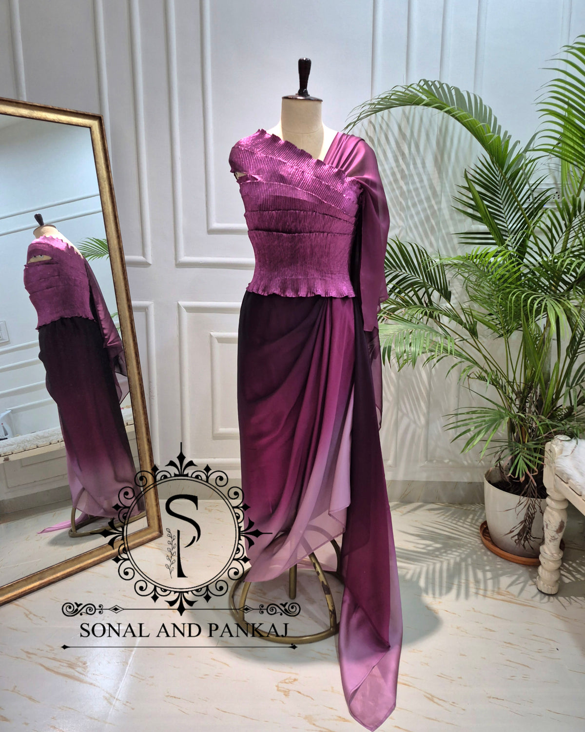 The Cleopatra Drape Delusion - IW01844 (Imperial Plum)