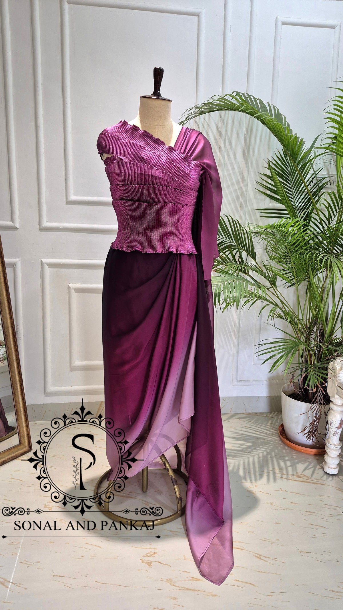 The Cleopatra Drape Delusion - IW01844 (Imperial Plum)