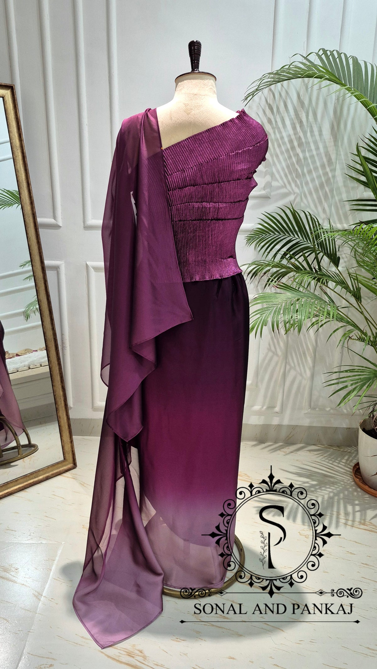 The Cleopatra Drape Delusion - IW01844 (Imperial Plum)