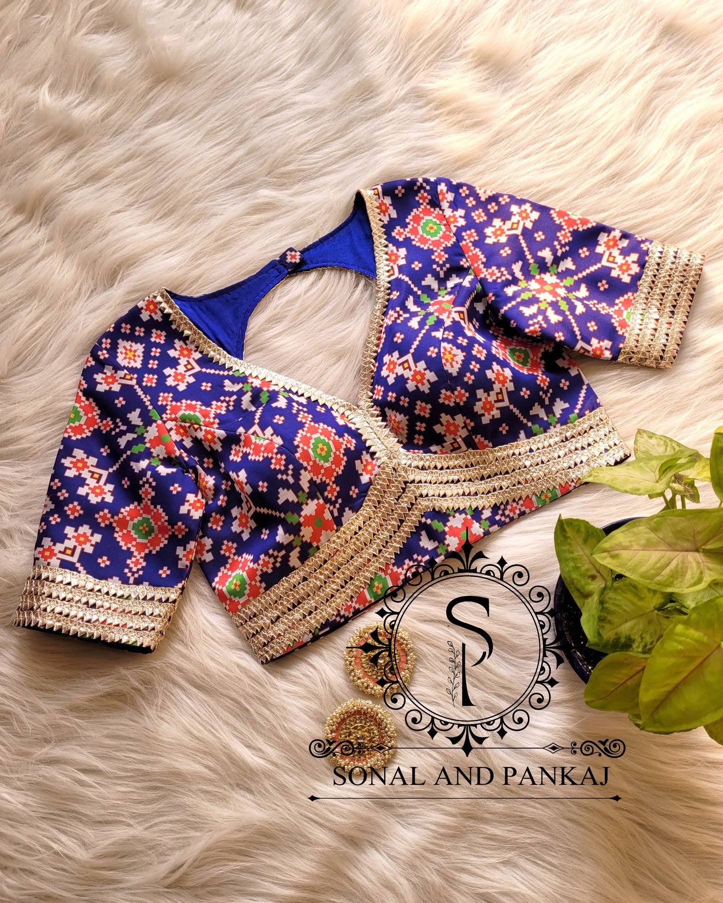 Sabhyasachi Style Patola Blouses - BL01169