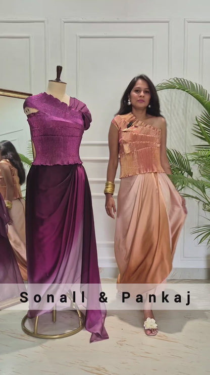 The Cleopatra Drape Delusion - IW01845 (Toasted Caramel)