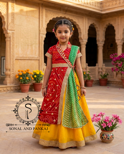 Magnifique Lehenga et chemisier de notre collection Traditions of India - LH00370