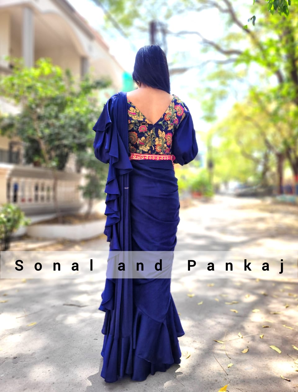 Pre Stitched Designer 1 Min Saree Style Sharara Pant Ruffle Duptta High  Neck Top Pant Saree Women Indo Western Custom Sharara Saree Outfits - Etsy  Sweden